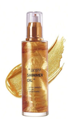 AFARAXIA Gold Shade Shimmer Highlighting Setting Spray for Face, Body Highlighter(gold)