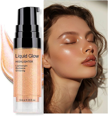 AFARAXIA Long lasting HD Glow Liquid Highlighter Makeup For All Skin Tone  Highlighter(GOLD)