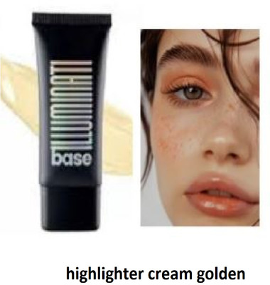 Luipui unique foundation for beauty of face pack of 1 Highlighter(golden)