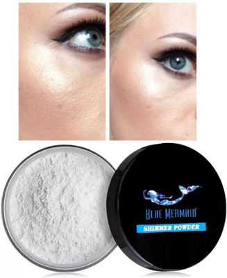BLUEMERMAID BEST QUALITY SHIMMER HIGHLIGHTER POWDER SILVER COLOR WATERPROOF FORMULA Highlighter(SILVER)