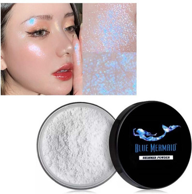 BLUEMERMAID FLAWLESS LOOK COLOR CHANGING BLUE HIGHLIGHTER FOR GLOWING SKIN Highlighter(BLUE)