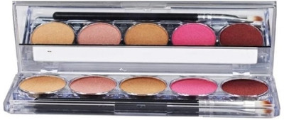 THTC Best 5 Multi Color Highlighter Palette Waterproof And Long Lasting Highlighter(Multicolor)