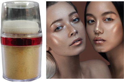 BLUEMERMAID GOLD HIGHLIGHTER FOR SHINY LUMINOUS LOOK Highlighter(GOLD)