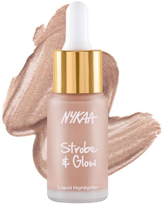 NYKAA STROBE & GLOW LIQUID HIGHLIGHTER Highlighter(BLUSHED MOONLIGHT)