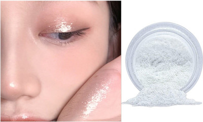BLUEMERMAID PERFECT SHIMMERY HIGHLIGHTER POWDER WITH SWEAT LOCK FORMULA Highlighter(WHITE)
