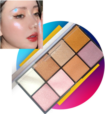 tanvi27 Professional Touch Highlighter & Bronzer Palette Shining Highlighter(MULTI COLOR)
