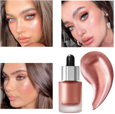 Vyomiris Highlighter With Dewy Finish Highlighter With Dewy Finish Highlighter(pink)