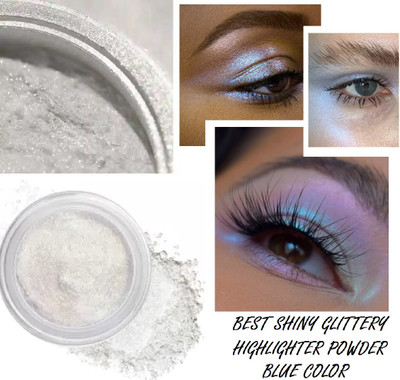 NADJA Best highlighter blue color best color changing highlighter powder Highlighter(BLUE)