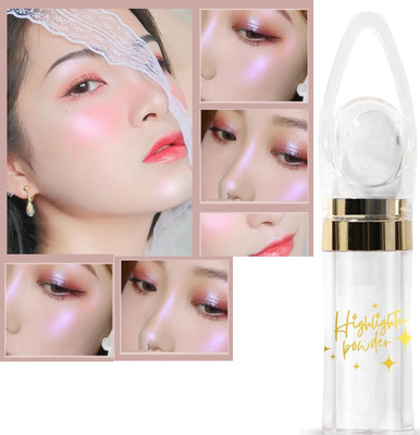 KAIASHA Best Brighten Face Body Lips Eyes Glow Highlighter Silver Stick  Highlighter(SILVER)