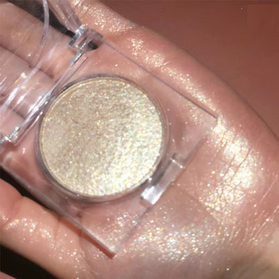 Jiwoo Shimmer Glitter Highlight Contouring Palette Highlighter(GOLD)
