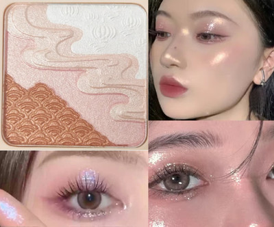 tanvi27 Glow Highlighter Palette Blusher Face Kit Highlighter(Multicolor)