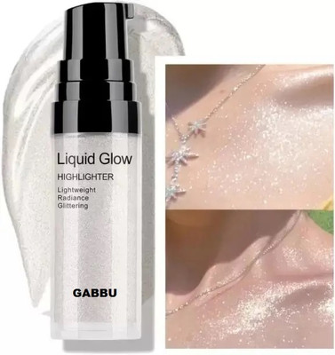 GABBU Ultra Smooth Silver Color Liquid Highlighter(silver)