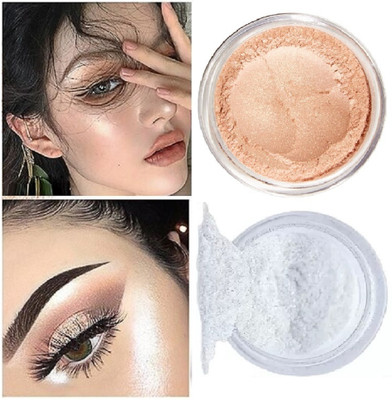 Aylily SHIMMERRY SHINE WHITENING SHIMMER LOOSE GOLD & SILVER Highlighter(Gold, Silver)