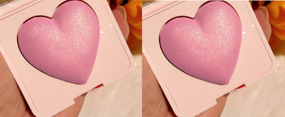 GFSU - GO FOR SOMETHING UNIQUE Blusher and Highlighter with effortlessly and Long lasting Highlighter(pink)