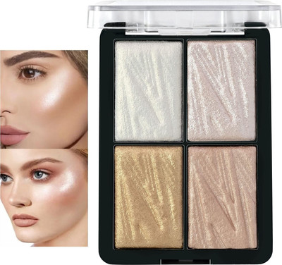Yuency BEST MAKEUP KIT HIGHLIGHTER AND BLUSHER PLAETTE Highlighter(MULTI COLOR)