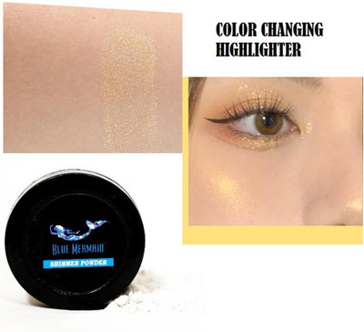 BLUEMERMAID PROFESSIONAL COLOR CHANGING HIGHLIGHTER GOLDEN COLOR Highlighter(GOLDEN)