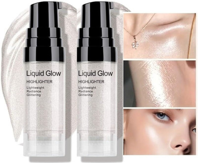 REIMICHI Ultra Blendable Smooth Liquid Highlighter For Women Highlighter(Silver)