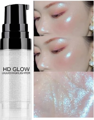 WOONGMI Best lluminator, Liquid Highlighter, Radiant Finish  Highlighter(Silver)