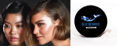 BLUEMERMAID BEAUTIFUL LOOK SILVER SHIMMERY HIGHLIGHTER LOOSE POWDER FOR FACE MAKEUP Highlighter(SILVER)
