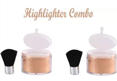 tanvi27 Professional Illumination Face Makeup powder Highlighter Gold Highlighter(GOLDEN)