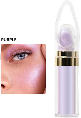 Wiffy Shimmer Highlighter, Face and Body Highlighter Powder Highlighter(purple)
