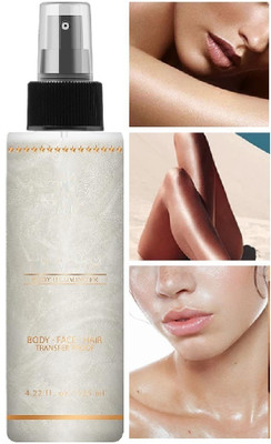 DARVING Highlighter Smooth Shimmer Glow Body Bronzer Smoky Spray  Highlighter(SILVER)