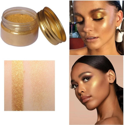 Libline Face Makeup powder Highlighter Water prof & long lasting for all skin type Highlighter(GOLD)
