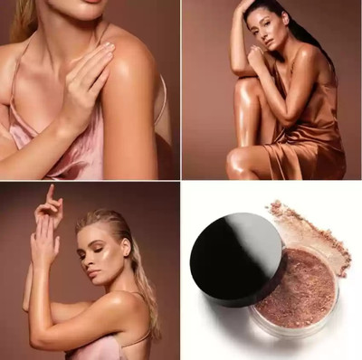 GFSU - GO FOR SOMETHING UNIQUE Glitter Highlighter Powder With Ultra Soft Applicator Highlighter(copper)