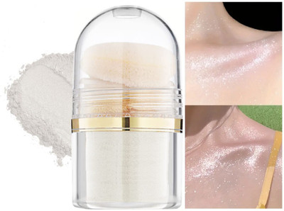 MYEONG Silver Highlighter Ultra Shimmery Effect, Glitter, Highlighter Powder Pigments Highlighter(Silver)