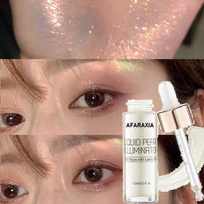 AFARAXIA Highlighter- Illuminator with Dewy finish Highlighter(PEARL GOLD)