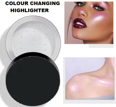 NADJA BRIDAL MAKE UP USE SHIMMERY SHINY LOOSE HIGHLIGHTER POWDER Highlighter(PINK)