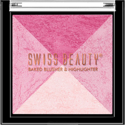 SWISS BEAUTY Baked Blusher &  Highlighter(03)