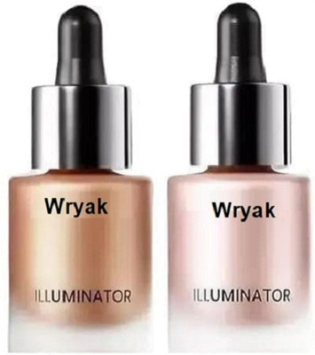 wryak Glow Liquid Highlighters for Radiant Face Makeup Highlighter(Multicolor)