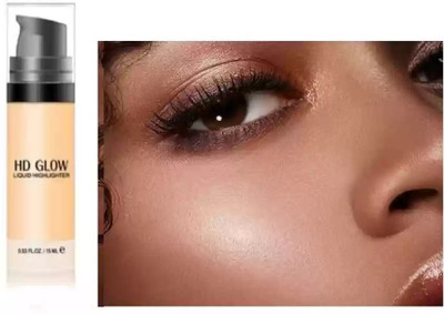GFSU - GO FOR SOMETHING UNIQUE HD glow golden liquid highlighter |body highlighter | face highlighter Highlighter(golden)