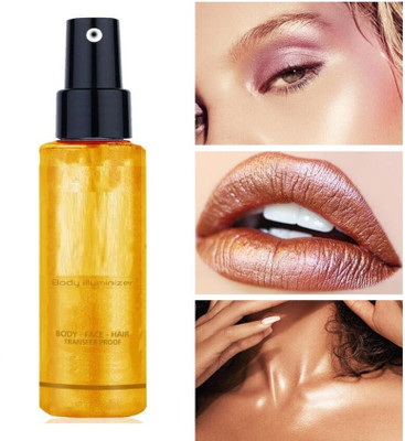 ADJD 3D Face And Body Whitening Shimmer Golden  Highlighter(GOLD)