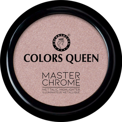 COLORS QUEEN Master Chrome Long Lasting Illuminating Highlighter with Metallic Finish Highlighter(04 - Worldwide Hit)