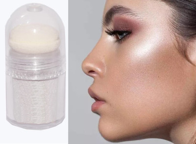 REIMICHI Shiny Glow Makeup Highlighter For Face and Body Highlighter(WHITE SHIMMER)