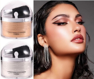 Latixmat NEW 3D Shimmery Shiny Gold And Silver Highlight For Professional Look Highlighter(MULTI COLOR)
