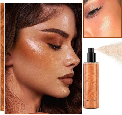Yuency Illuminator face And body Spray highlighter Highlighter(bronze gold)