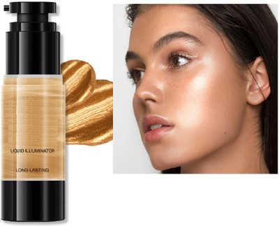 luzimaisa GOLD GLOW SKIN ILLUMINATOR MAKEUP Highlighter(Gold)