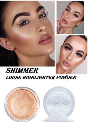 Aylily Perfect Highly Pigmented Highlighter Pearl Glow Shine  Highlighter(Gold, Silver)