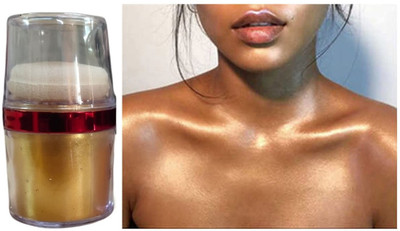 Vyomiris New Professional Look Glowing Shimmer Shimmery Shiny Gold  Highlighter(GOLD)