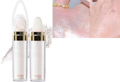 AFARAXIA Best Long lasting Highlighter Powder Stick Shade  Highlighter(silver)