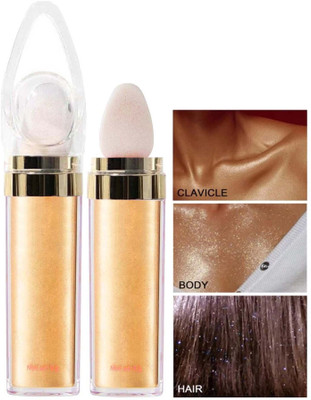 THTC Sheer Highlighter Powder Stick Shade 101 Highlighter(Golden Glow)