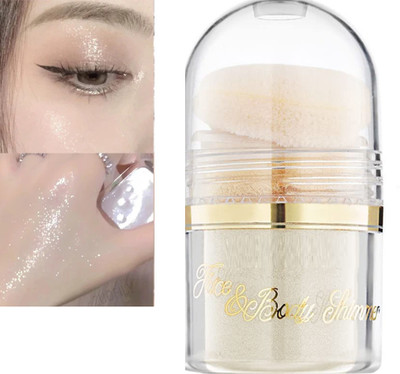 Wiffy White Highlighter Shimmer Powder Natural Highlighter(POWDER)