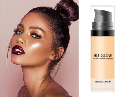 GFSU - GO FOR SOMETHING UNIQUE Makeup Liquid Long Lasting Shimmer Glow  Highlighter(gold)