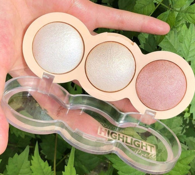 GFSU - GO FOR SOMETHING UNIQUE Best Highly Pigmented Face Illuminator for a Glowing Look Compressed Powder Highlighter(multi color)