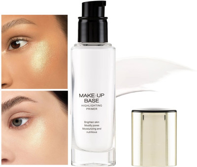 YAWI Skin-Hydrating Poreless Highlighting Primer for Face Makeup Formula Primer  - 40 g(White)