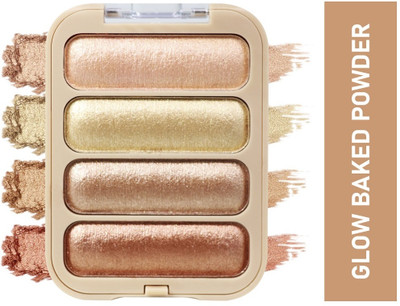 Half N Half Glow Baked Powder HL-10 Highlighter(02 SunSet Aura)