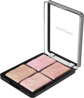 MYEONG 4 Tranding Multi Shades Highlighter Palette Ultra Blendable Highlighter Palette Highlighter(Tranding Multi Shades)